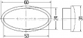 Комплект черных маркерных фонарей (2PS 008 138-811)