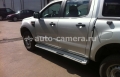 Пороги с подсветкой для пикапа Ford Ranger T6 2012 г